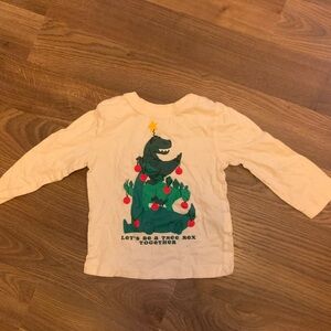 Christmas t-Rex top